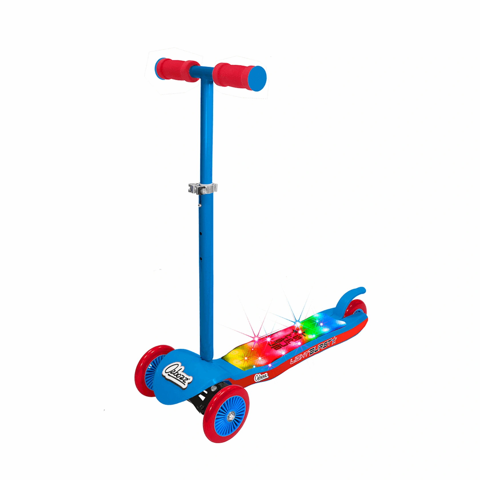 Neon Burst 3-Wheel Scooter – Ride the Electric Glow!